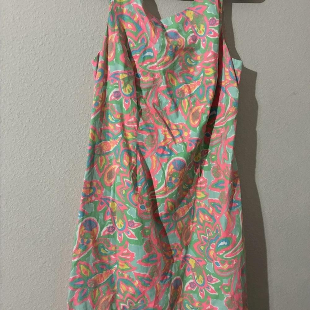 Lilly Pulitzer Pink and Green Dress